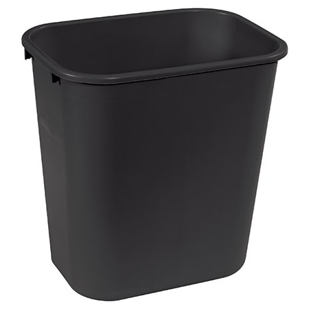 Rubbermaid Office Trash Can - 7 Gallon, Black BUY00020883